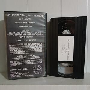 G.I.S.M Subj & Egos Chopped Live in Japan Fan Club VHS Hardcore Punk D-beat GISM